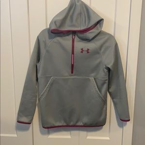 Girls under Armour gray sweatshirt